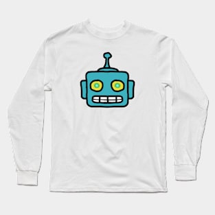 old robot head Long Sleeve T-Shirt